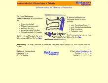 Tablet Screenshot of hackmayer.de